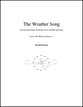 The Weather Song SATB choral sheet music cover